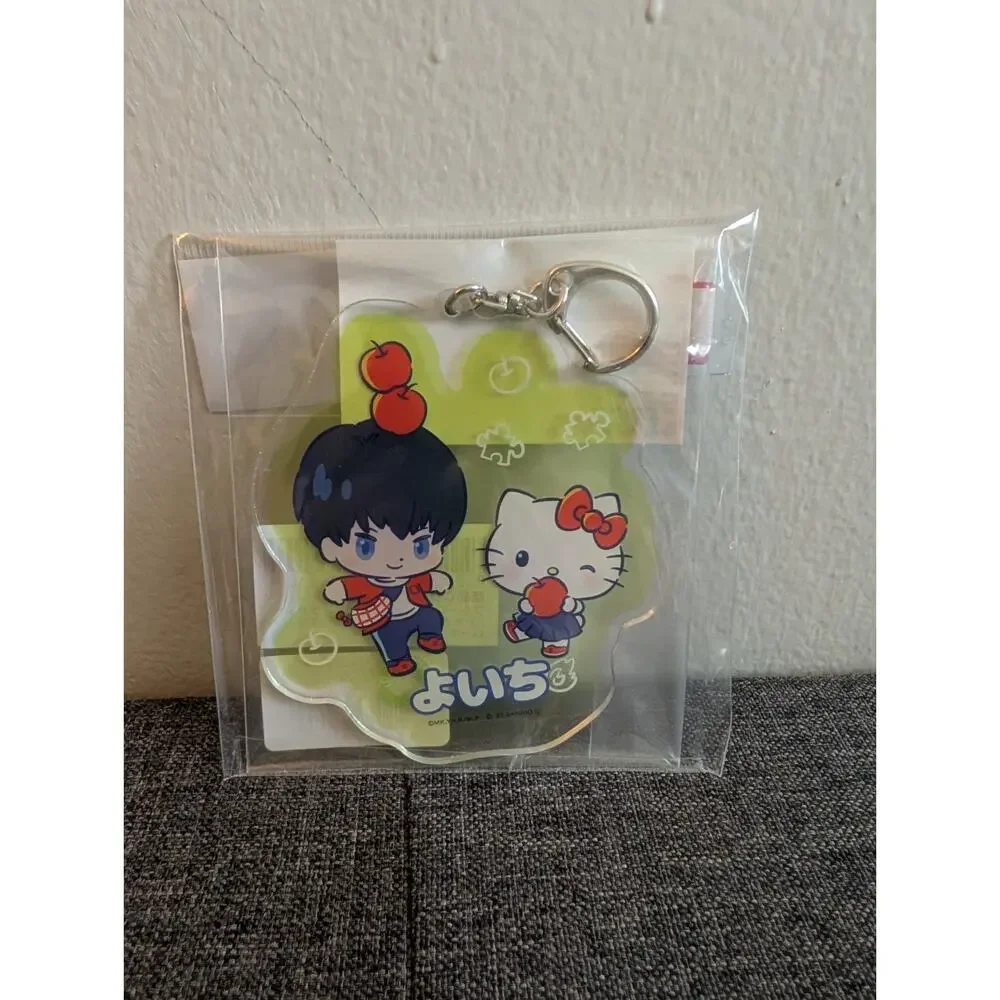 Blue Lock X Sanrio Yoichi Isagi Hello Kitty Acrylic Keychain Brand New